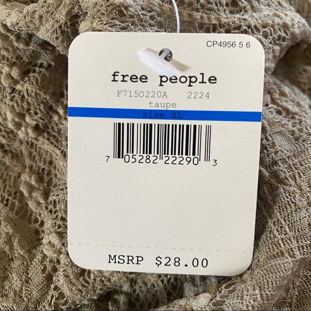 Free People NEW Lace Scallop Bandeau - Picture 6 of 6
